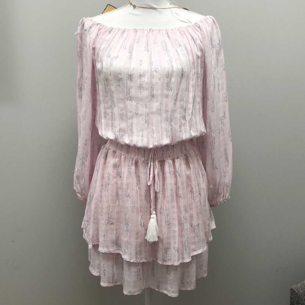 Vintage Havana off shoulder mini dress